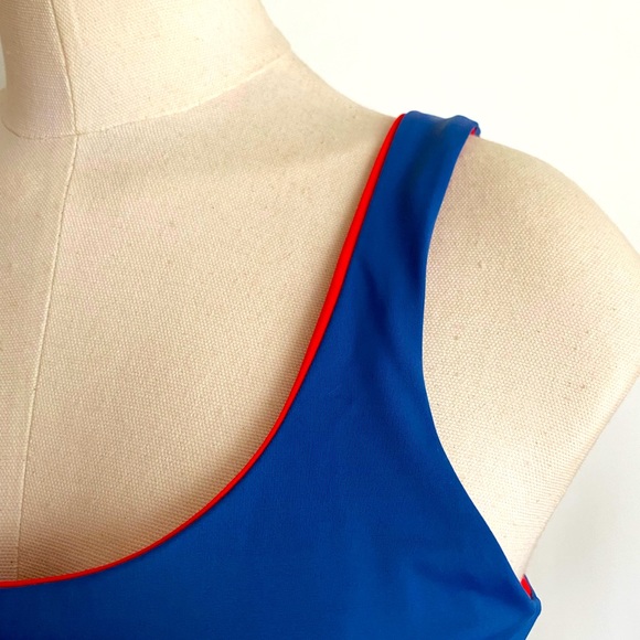 Solid & Striped Isabeli One Shoulder Reversible Bikini Top L - Picture 5 of 9